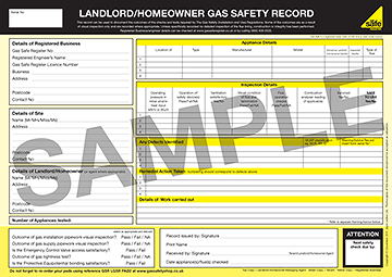 Gas Landlord Certificate